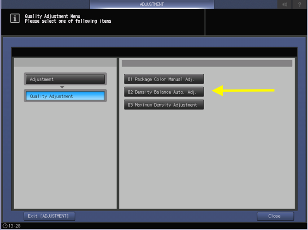 KM C4070 Calibration with Print Controller 3.bmp